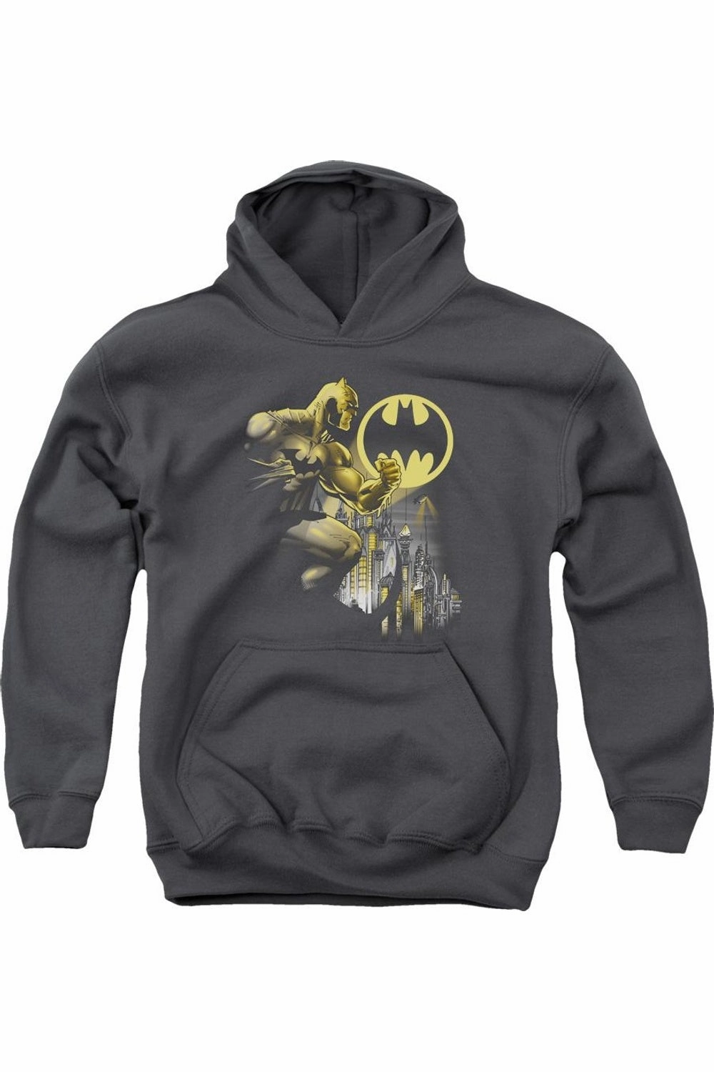 Batman Bat Signal Youth Pull Over Hoodie / Hooded Sweatshirt graphic tees for boys, polo shirts boys