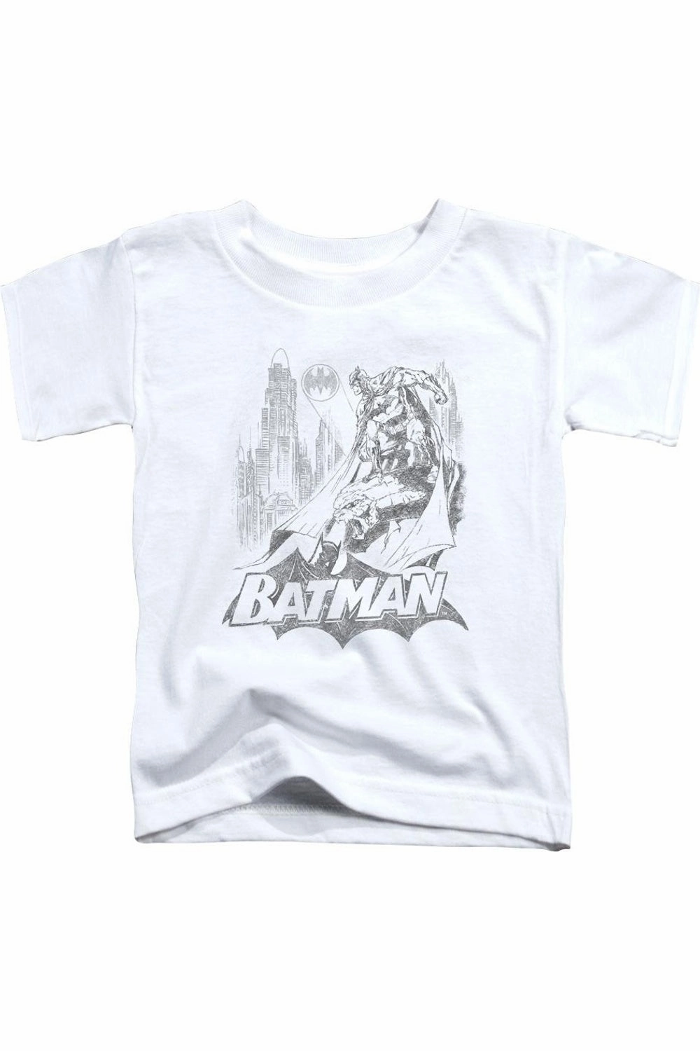 Batman Bat Sketch Short Sleeve Juvenile Tee / T-Shirt graphic tees for boys, polo shirts boys