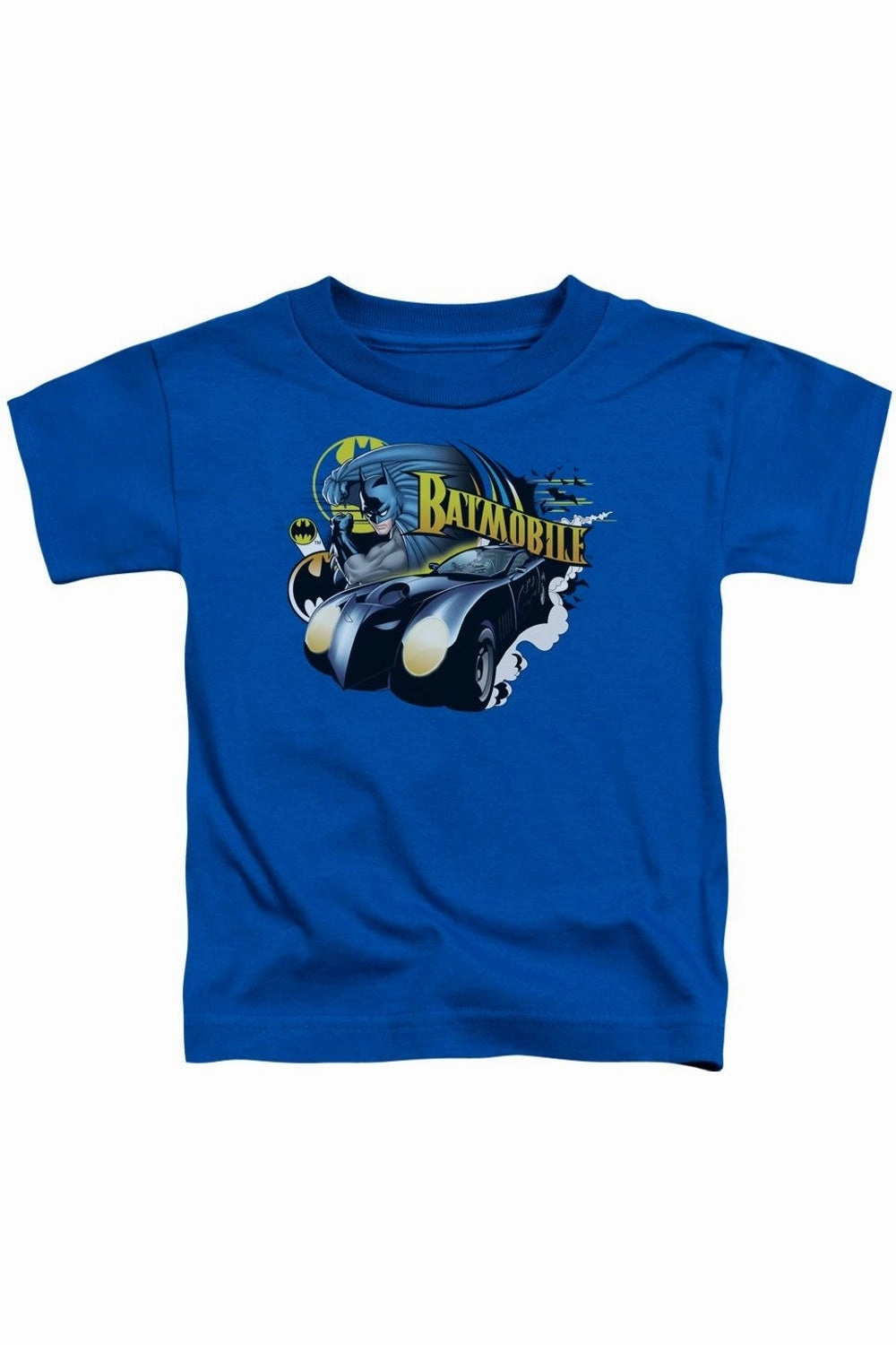 Batman Batmobile Short Sleeve Juvenile Tee / T-Shirt graphic tees for boys, polo shirts boys