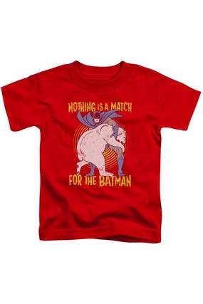 Batman Bear Wrastling Short Sleeve Juvenile Tee / T-Shirt graphic tees for boys, polo shirts boys