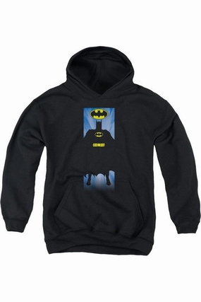 Batman Block Youth Pull Over Hoodie / Hooded Sweatshirt graphic tees for boys, polo shirts boys