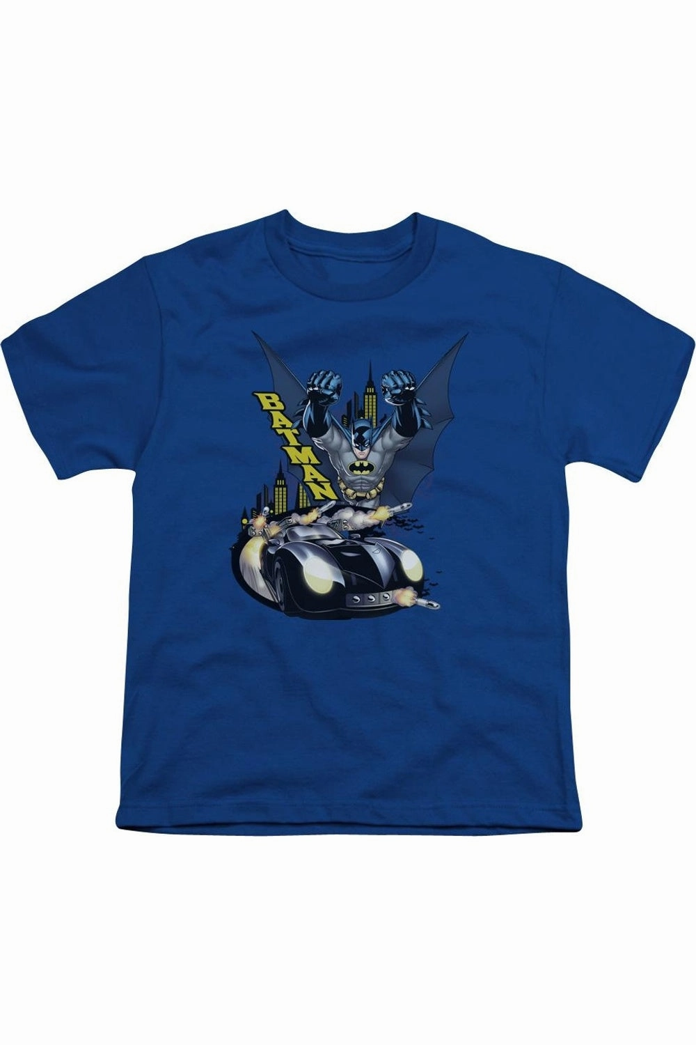 Batman By Air & By Land Short Sleeve Youth Tee / T-Shirt graphic tees for boys, polo shirts boys
