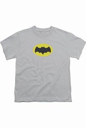 Batman Classic Tv Chest Logo Short Sleeve Youth Tee / T-Shirt graphic tees for boys, polo shirts boys