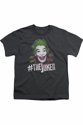 Batman Classic Tv #joker Short Sleeve Youth Tee / T-Shirt graphic tees for boys, polo shirts boys