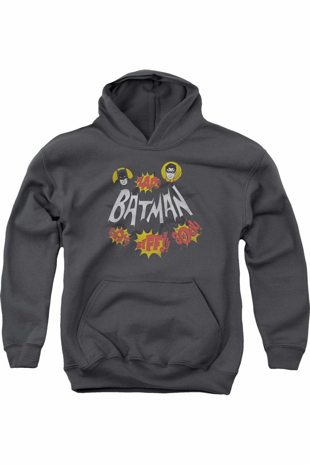 Batman Classic Tv Sound Effects Youth Pull Over Hoodie / Hooded Sweatshirt graphic tees for boys, polo shirts boys