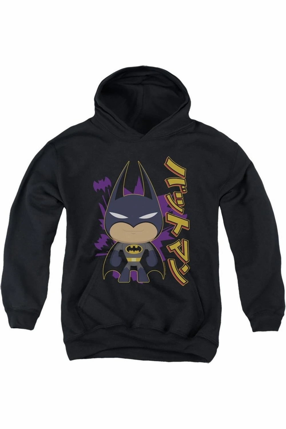 Batman Cute Kanji Youth Pull Over Hoodie / Hooded Sweatshirt graphic tees for boys, polo shirts boys
