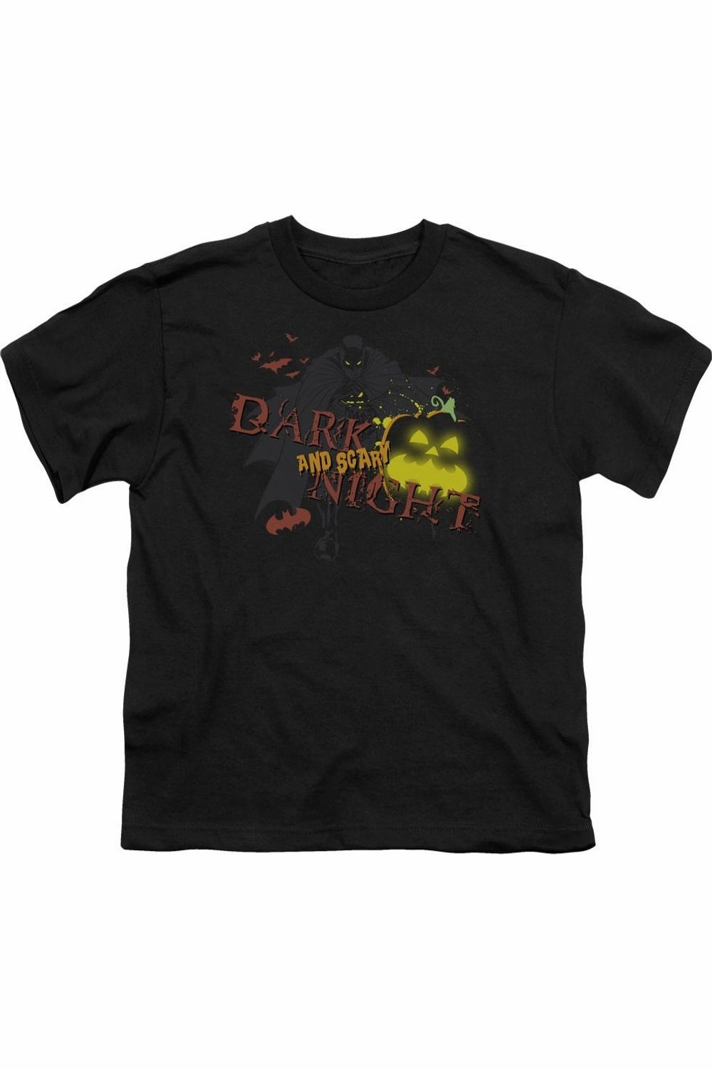 Batman Dark And Scary Night Short Sleeve Youth Tee / T-Shirt graphic tees for boys, polo shirts boys