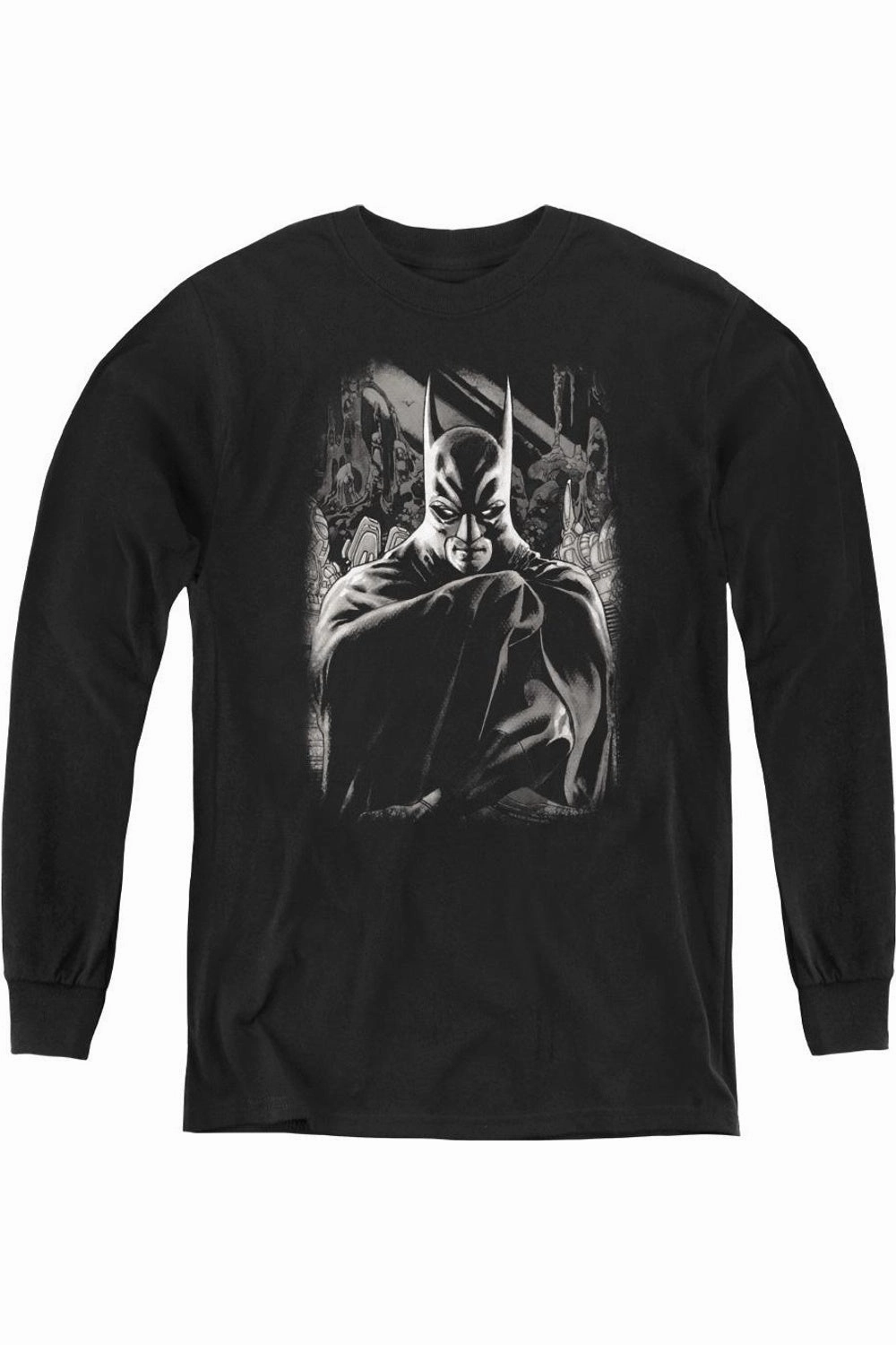 Batman Detective 821 Cover Youth Long Sleeve Tee / T-Shirt graphic tees for boys, polo shirts boys