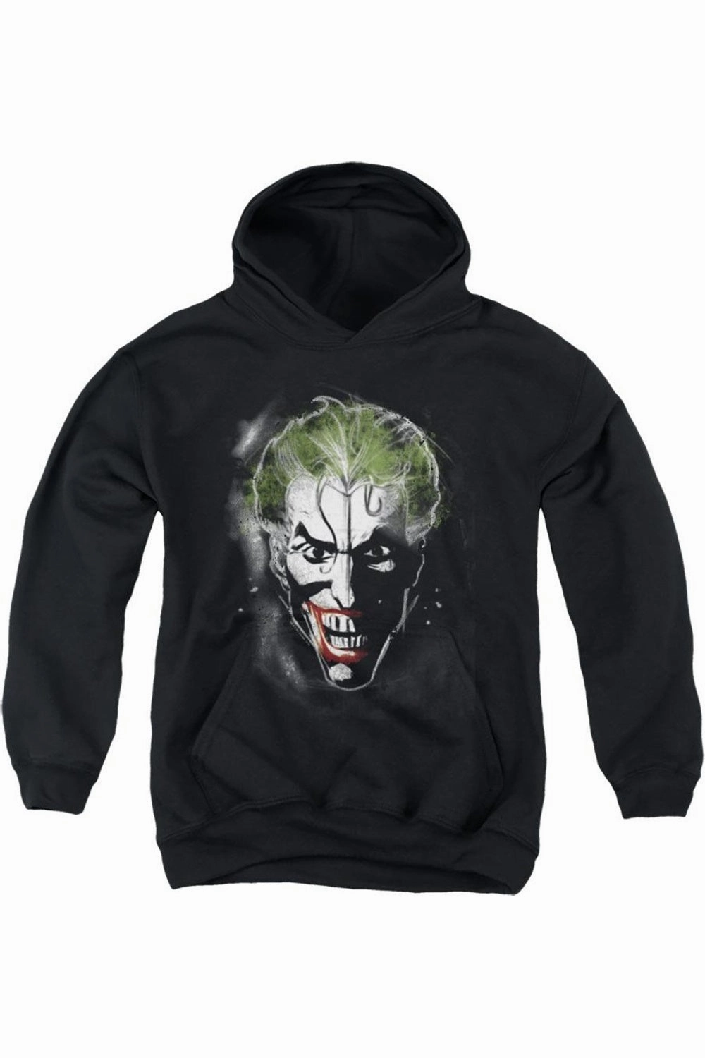 Batman Face Of Madness Youth Pull Over Hoodie / Hooded Sweatshirt graphic tees for boys, polo shirts boys