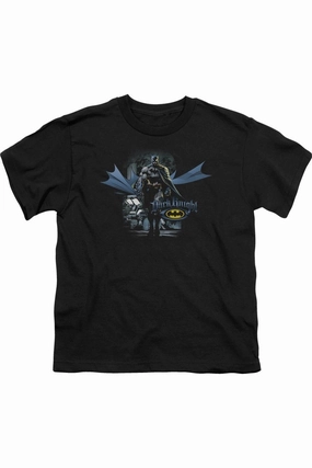 Batman From The Depths Short Sleeve Youth Tee / T-Shirt graphic tees for boys, polo shirts boys