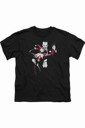 Batman Harley And Joker Short Sleeve Youth Tee / T-Shirt graphic tees for boys, polo shirts boys