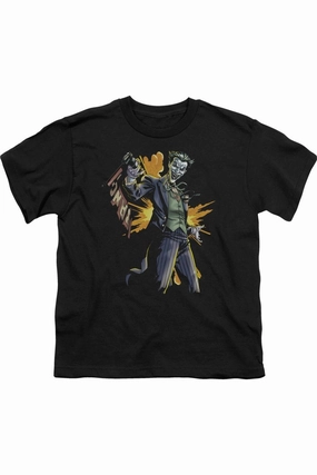 Batman Joker Bang Short Sleeve Juvenile Tee / T-Shirt graphic tees for boys, polo shirts boys