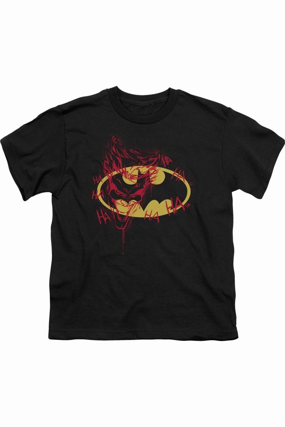 Batman Joker Graffiti Short Sleeve Youth Tee / T-Shirt graphic tees for boys, polo shirts boys