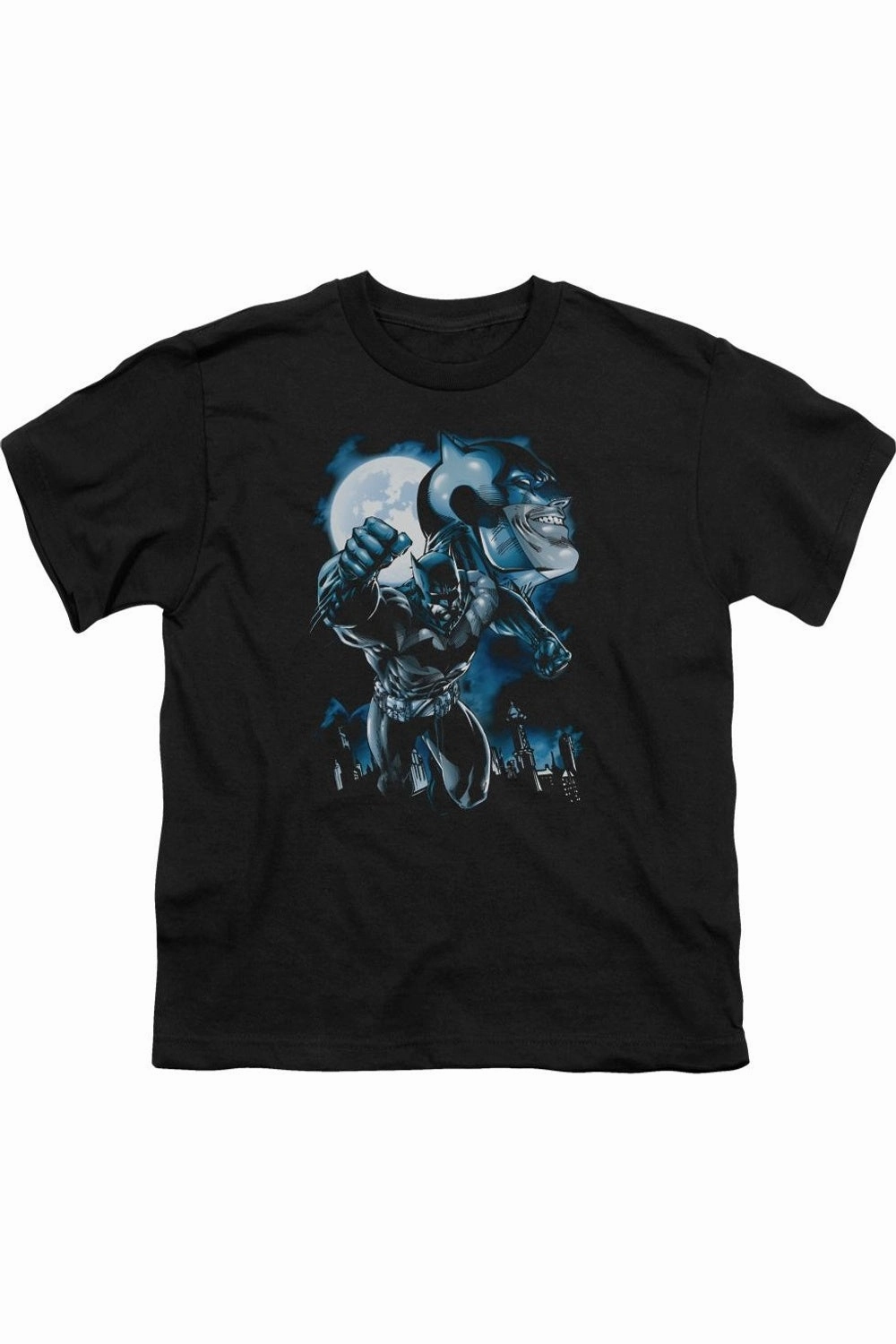 Batman Moonlight Bat Short Sleeve Juvenile Tee / T-Shirt graphic tees for boys, polo shirts boys