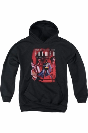 Batman Phantasm Cover Youth Pull Over Hoodie / Hooded Sweatshirt graphic tees for boys, polo shirts boys
