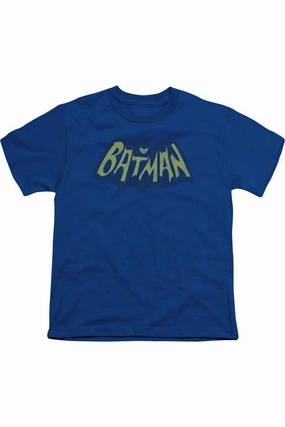 Batman Show Bat Logo Short Sleeve Youth Tee / T-Shirt graphic tees for boys, polo shirts boys