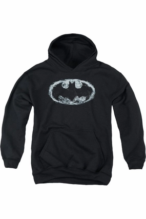 Batman Smoke Signal Youth Pull Over Hoodie / Hooded Sweatshirt graphic tees for boys, polo shirts boys