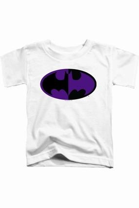 Batman Split Symbol Short Sleeve Juvenile Tee / T-Shirt graphic tees for boys, polo shirts boys