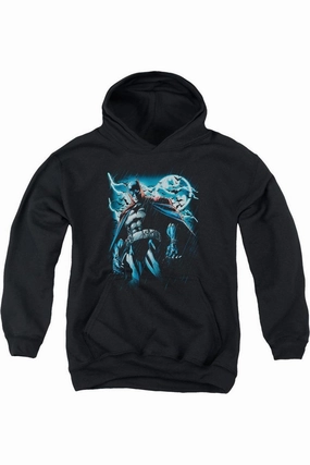 Batman Stormy Knight Youth Pull Over Hoodie / Hooded Sweatshirt graphic tees for boys, polo shirts boys