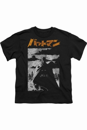 Batman Tokyo Shadows Short Sleeve Youth Tee / T-Shirt graphic tees for boys, polo shirts boys