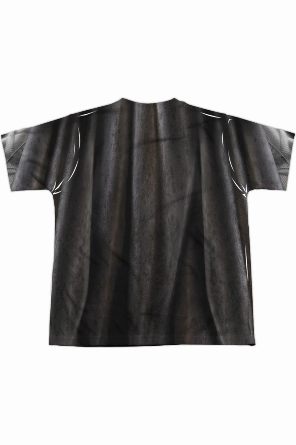 Batman V Superman Batman Uniform (Front/Back Print) Short Sleeve Youth Poly Crew Tee / T-Shirt Boys Henley T Shirt