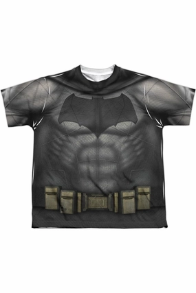 Batman V Superman Batman Uniform Short Sleeve Youth Poly Crew Tee / T-Shirt graphic tees for boys, polo shirts boys