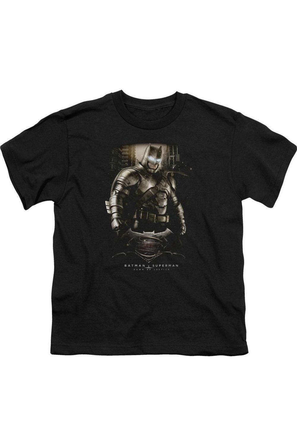 Batman V Superman Bats Ground Zero Short Sleeve Juvenile Tee / T-Shirt graphic tees for boys, polo shirts boys