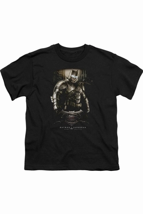 Batman V Superman Bats Ground Zero Short Sleeve Juvenile Tee / T-Shirt graphic tees for boys, polo shirts boys