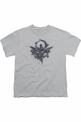 Batman V Superman Splatter Short Sleeve Youth Tee / T-Shirt graphic tees for boys, polo shirts boys
