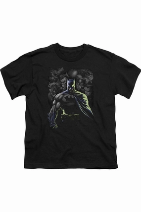 Batman Villains Unleashed Short Sleeve Juvenile Tee / T-Shirt graphic tees for boys, polo shirts boys