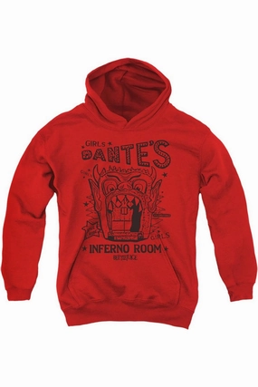 Beetlejuice Dantes Inferno Room Youth Pull Over Hoodie / Hooded Sweatshirt graphic tees for boys, polo shirts boys