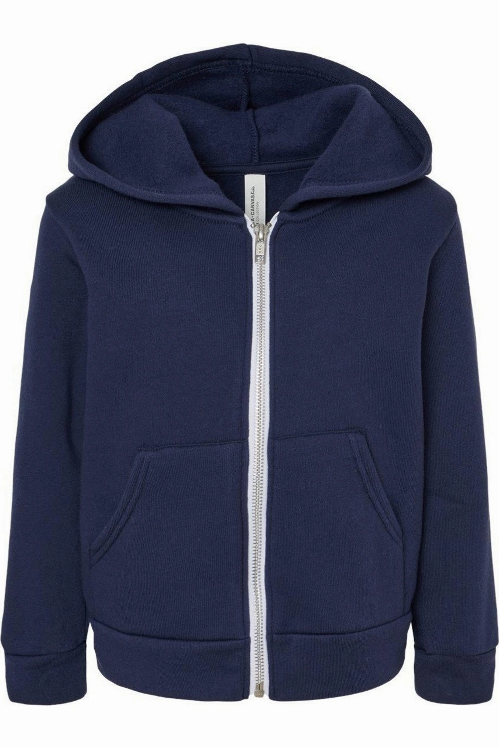 BELLA   CANVAS Toddler Sponge Fleece Full-Zip Hoodie Boys Waterproof Parka