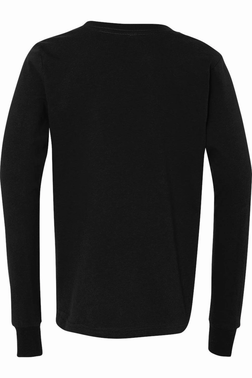 BELLA   CANVAS Youth Jersey Long Sleeve Tee Boys Henley T Shirt