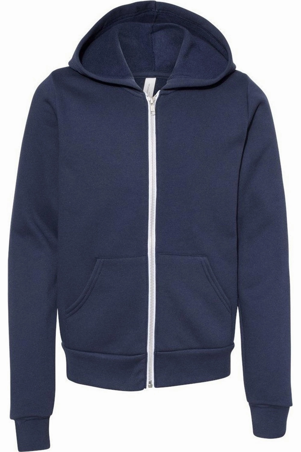 BELLA   CANVAS Youth Sponge Fleece Full-Zip Hoodie winter jackets for boys, lightweight puffer boys
