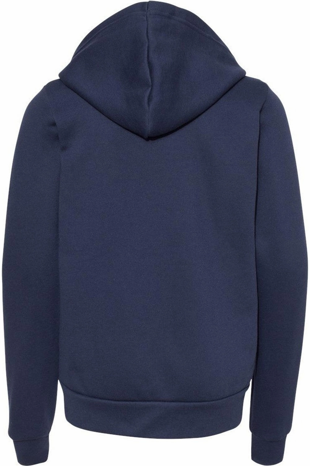 BELLA   CANVAS Youth Sponge Fleece Full-Zip Hoodie Boys Waterproof Parka