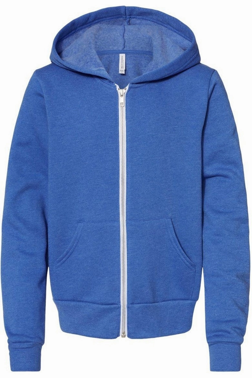 BELLA   CANVAS Youth Sponge Fleece Full-Zip Hoodie Boys Waterproof Parka