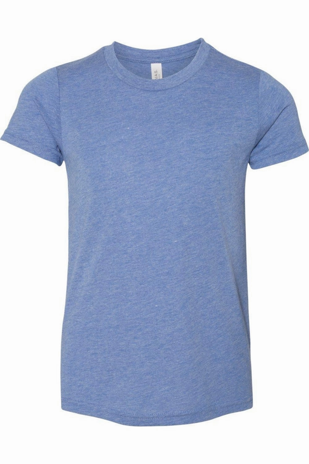 BELLA   CANVAS Youth Triblend Tee Boys Henley T Shirt
