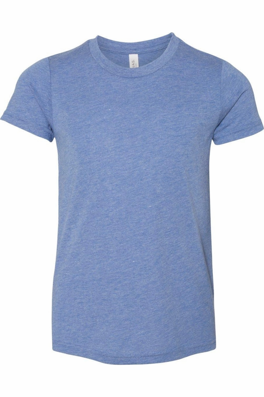 BELLA   CANVAS Youth Triblend Tee Boys Henley T Shirt
