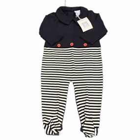 Bella Bliss Boys Navy Stripe Long Sleeve Outfit 2-piece outfit boys, toddler matching sets