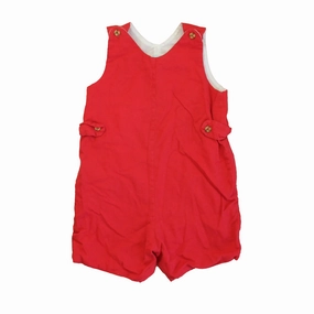 Bella Bliss Boys Red Romper 2-piece outfit boys, toddler matching sets