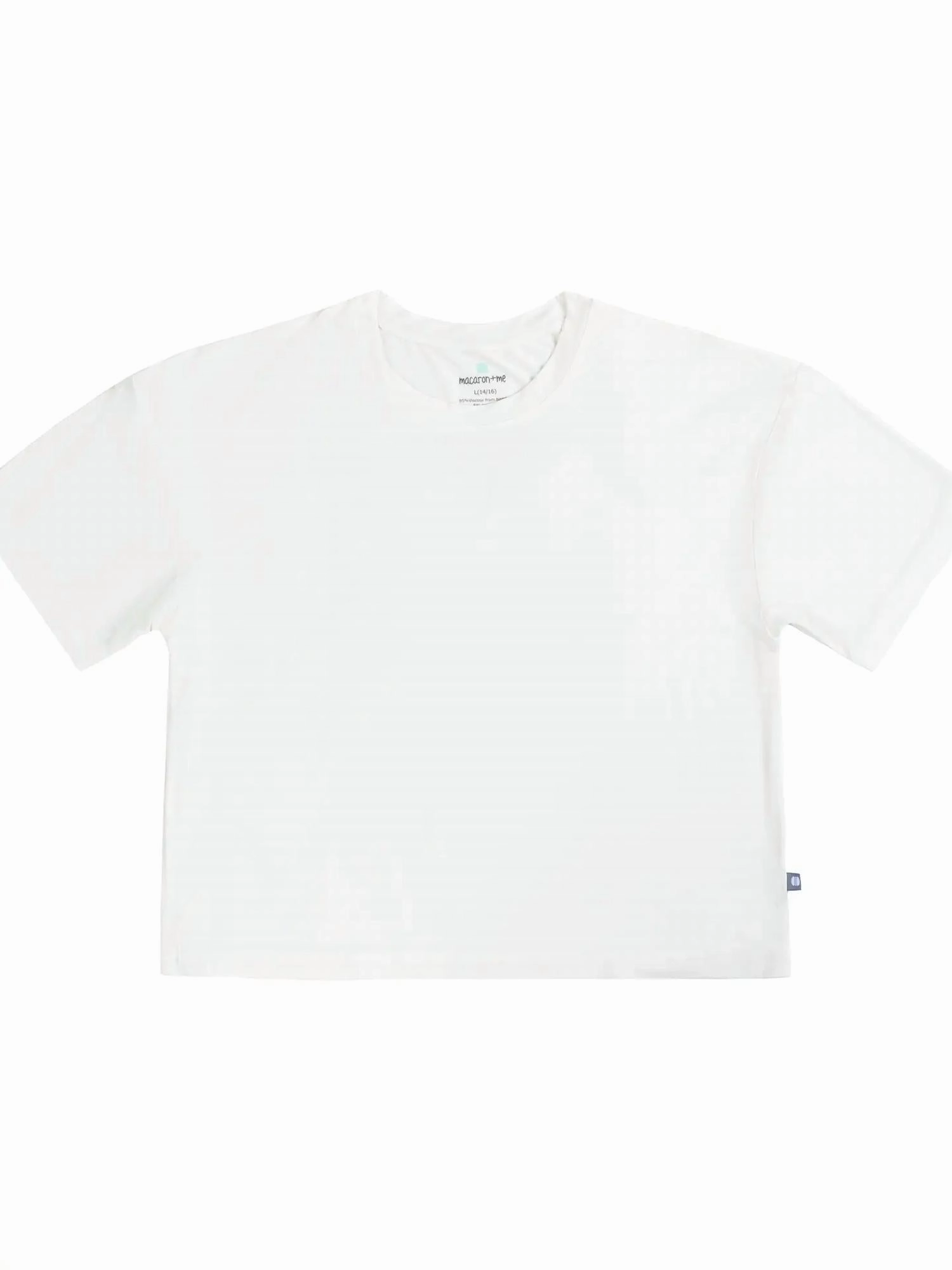 Big Girls Boxy Tee In White Girls Tunic Top