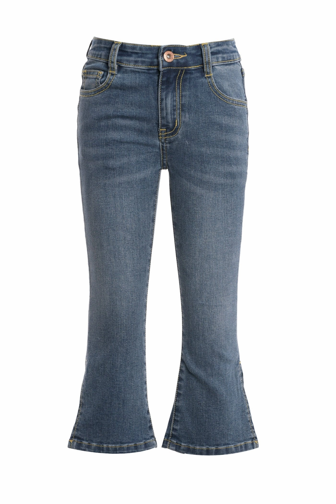 Big Girls Flared Capri Jeans girls bootcut jeans, stretch denim girls