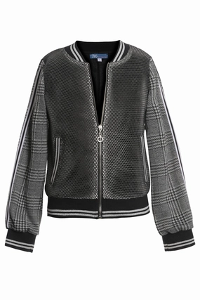 Big Girls Sporty Bomber Jacket girls trench coats, waterproof jackets girls