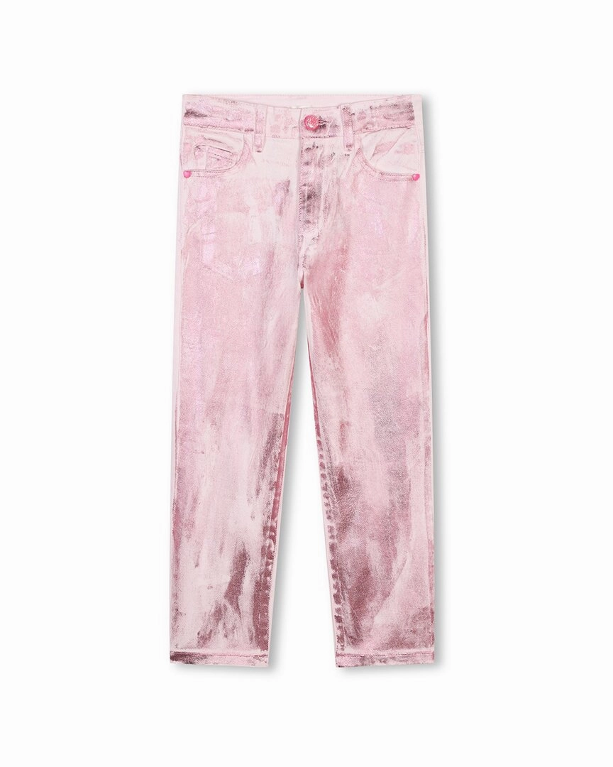 Billieblush Stretch Cotton Jean leggings girls, wide leg pants girls