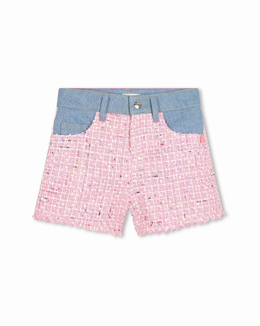 Billieblush Tweed Denim Short girls bermuda shorts, bike shorts girls