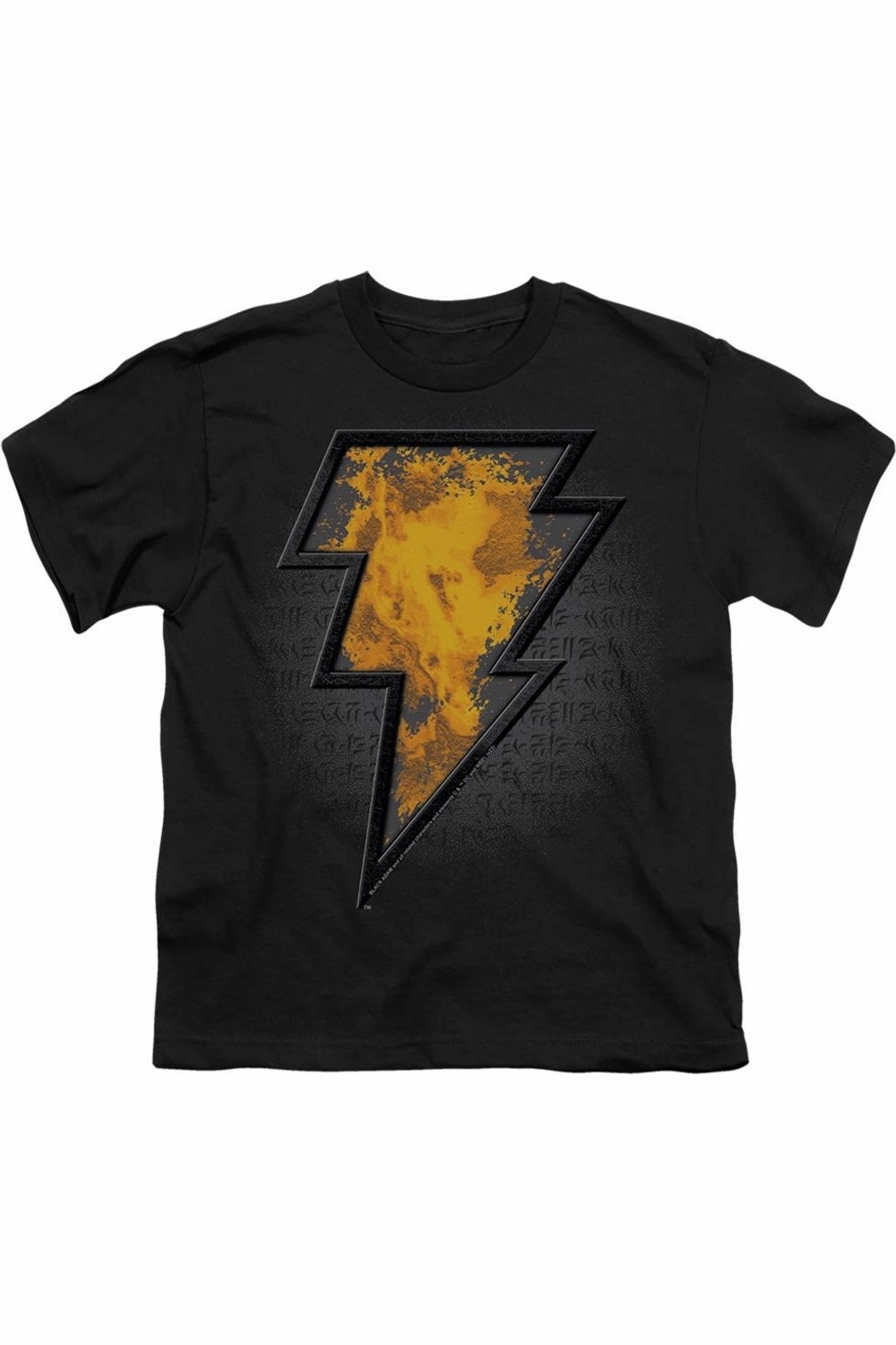 Black Adam Black Adam Beveled Emblem Short Sleeve Youth Tee / T-Shirt graphic tees for boys, polo shirts boys