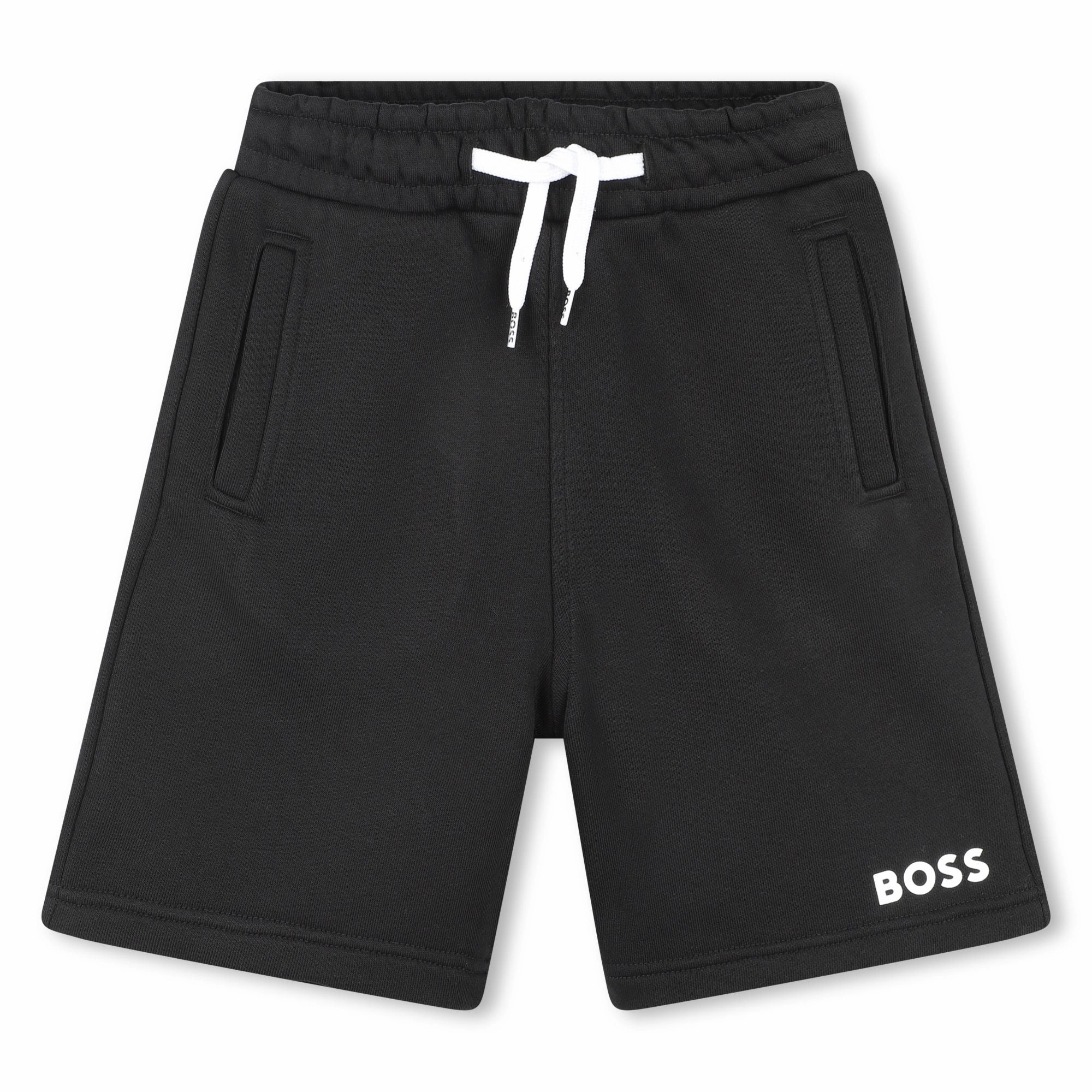 Black Logo Shorts boys athletic shorts, cargo shorts boys