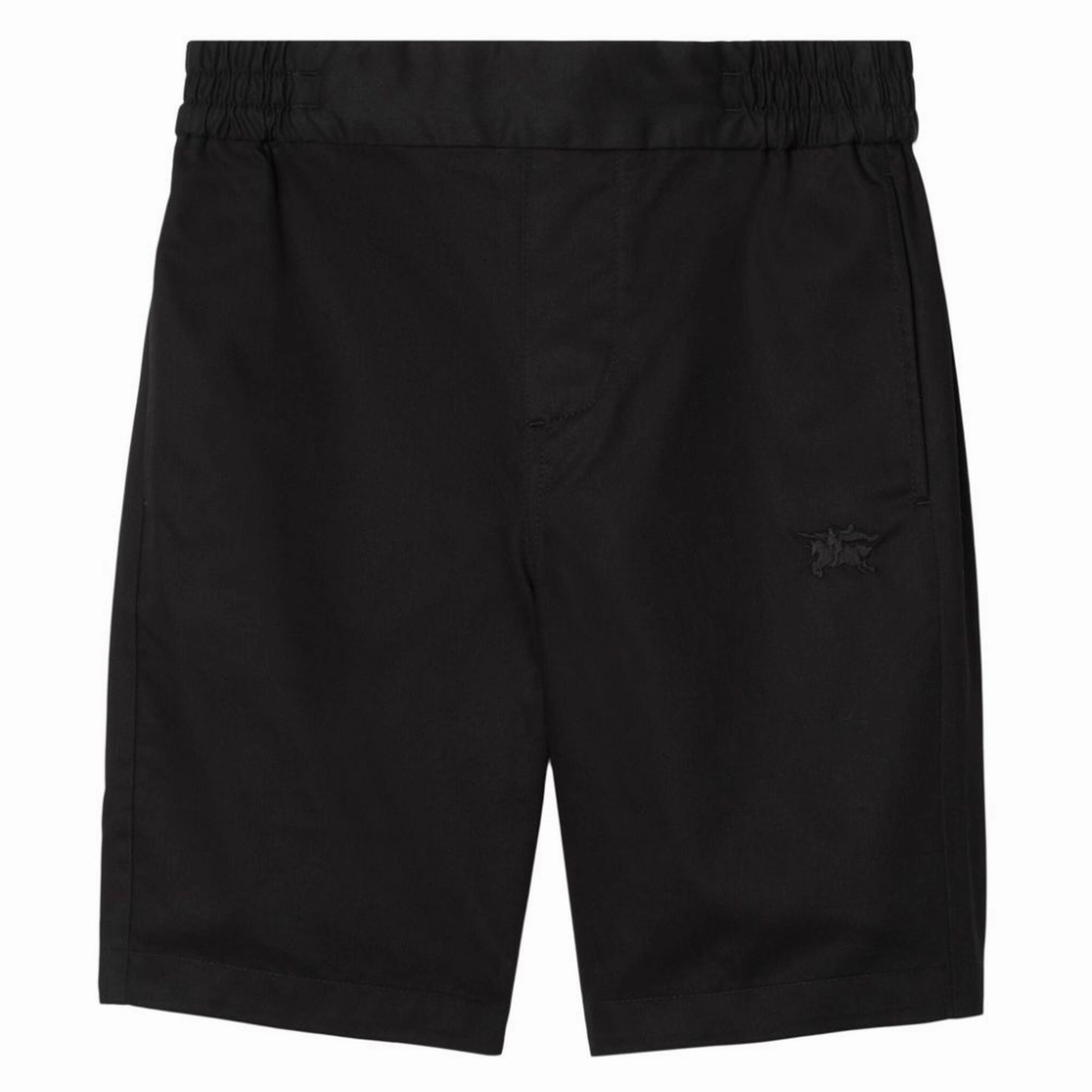 Black Shorts Boys Elastic Waist Trousers