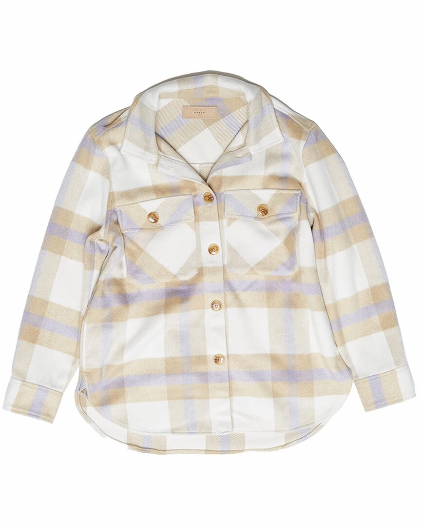 Blank NYC Plaid Shirt Jacket girls trench coats, waterproof jackets girls