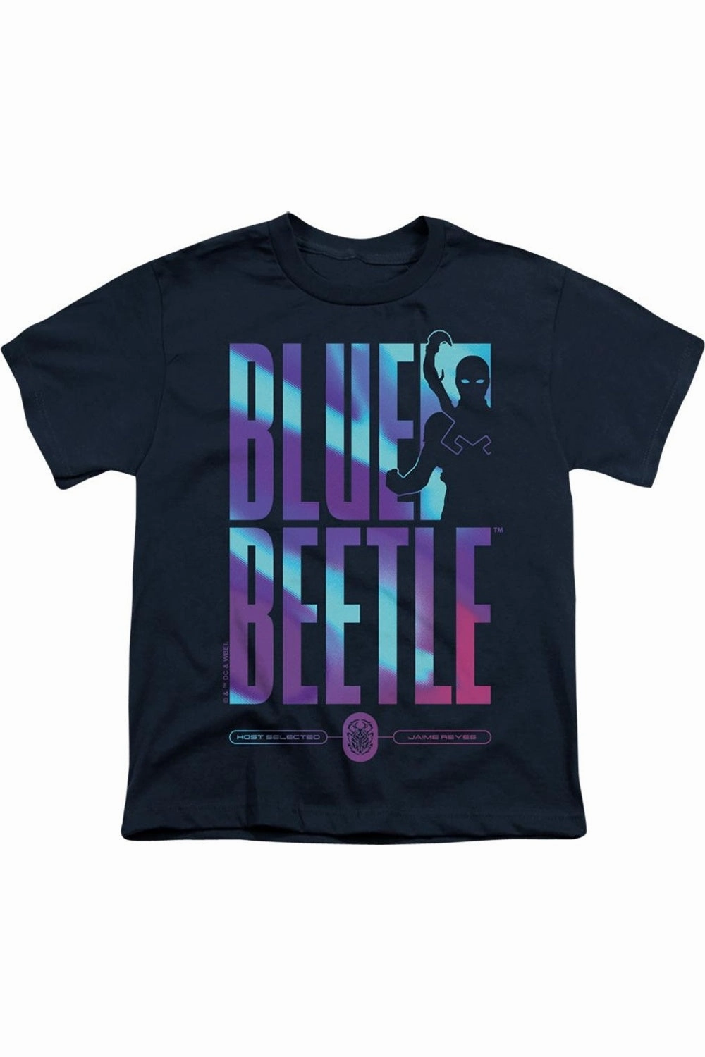 Blue Beetle (2023) Hero Host Short Sleeve Youth Tee / T-Shirt graphic tees for boys, polo shirts boys